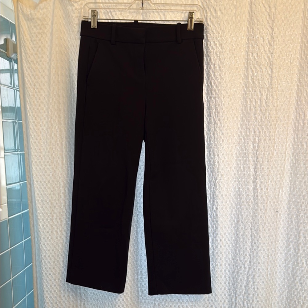 J. Crew Black Straight Leg Pants Timeless Style
